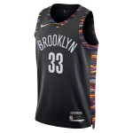 Maillot NBA Brooklyn Nets Nic Claxton Nike 2025-26 City Edition Noir Swingman - Homme